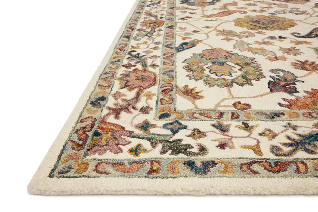 Loloi Padma Pma-01 White/Multi Rugs - rug corner