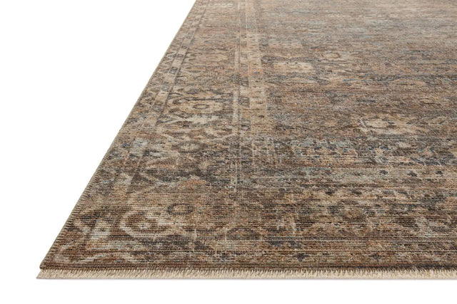 Loloi Heritage Her-07 Mocha/Denim Rug - rug corner