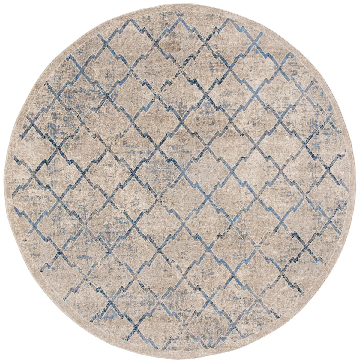 Safavieh Brentwood 10'-0" x 10'-0" Rug in Light Grey / Blue