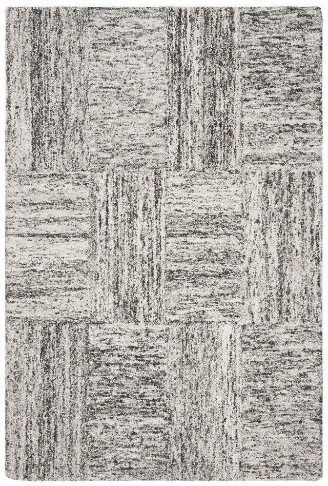 Safavieh Abstract 4'-0" x 6'-0" Rug in Ivory / Charcoal