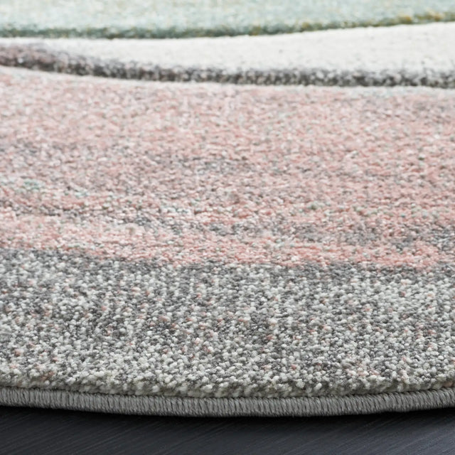 Safavieh Hollywood 10'-0" x 10'-0" Rug in Grey / Pink