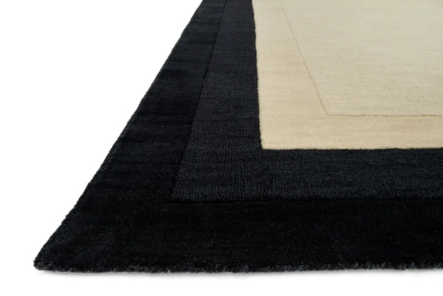 Loloi Hamilton Hm-01 Ivory/Charcoal Rug - rug corner