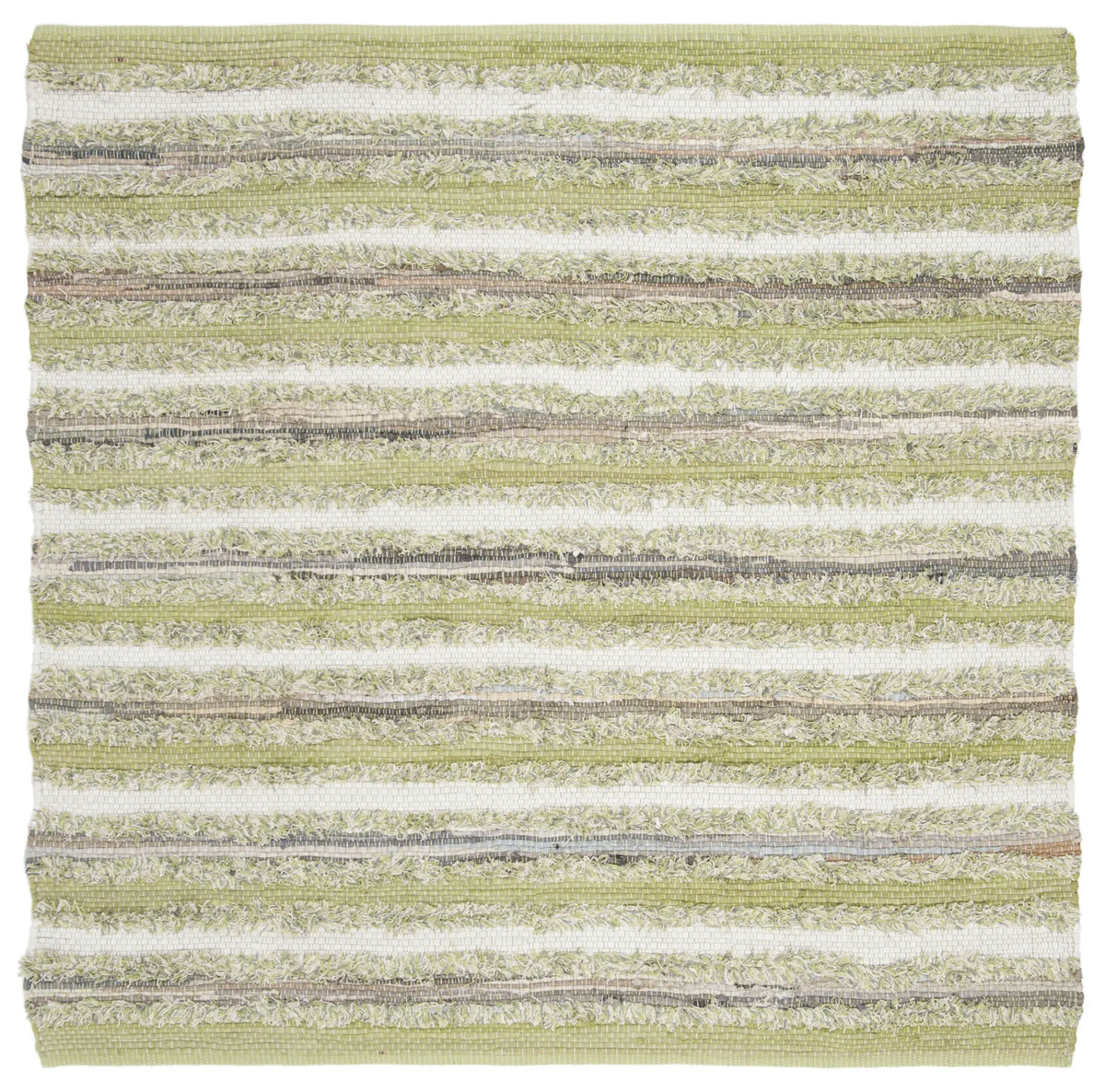 Safavieh Montauk 6'-0" x 6'-0" Rug in Green / Multi