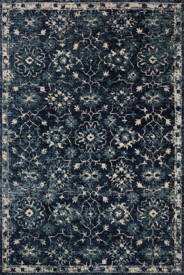 Loloi Percival PCV-02 Navy / Ivory Rug - main flat