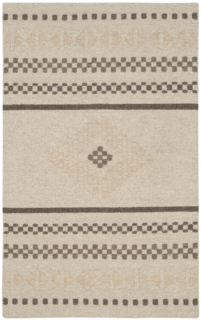 Safavieh Dhurries 3'-0" x 5'-0" Rug in Natural