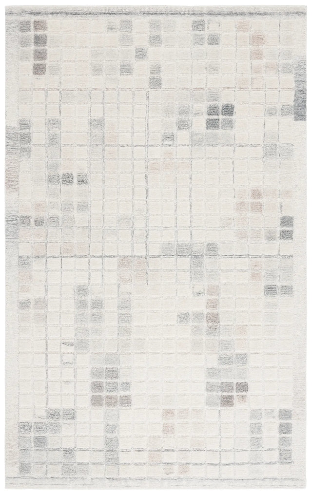 Safavieh Ebony 4'-0" x 6'-0" Rug in Ivory / Grey