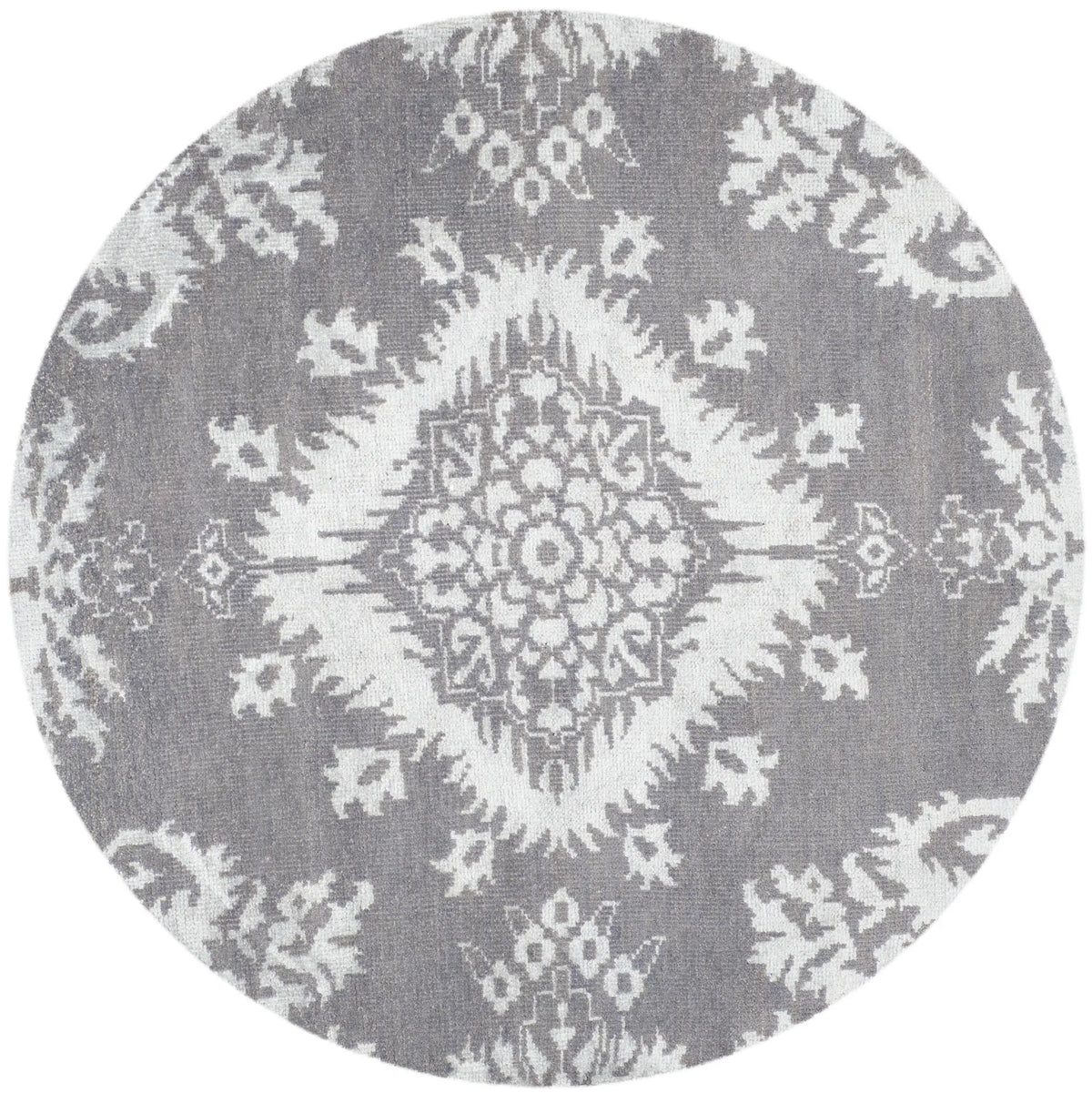 Safavieh Stone Wash 6'-0" x 6'-0" Rug in Grey