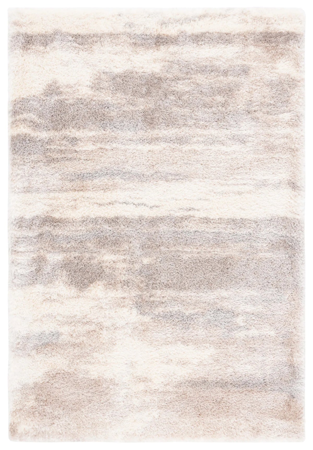 Safavieh Cloud Shag 4'-0" x 6'-0" Rug in Ivory / Grey