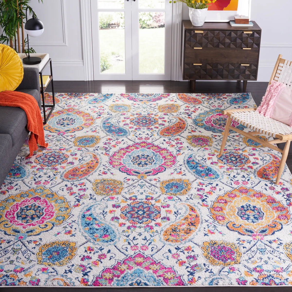 Safavieh Madison 10'-0" x 14'-0" Rug in Cream / Multi