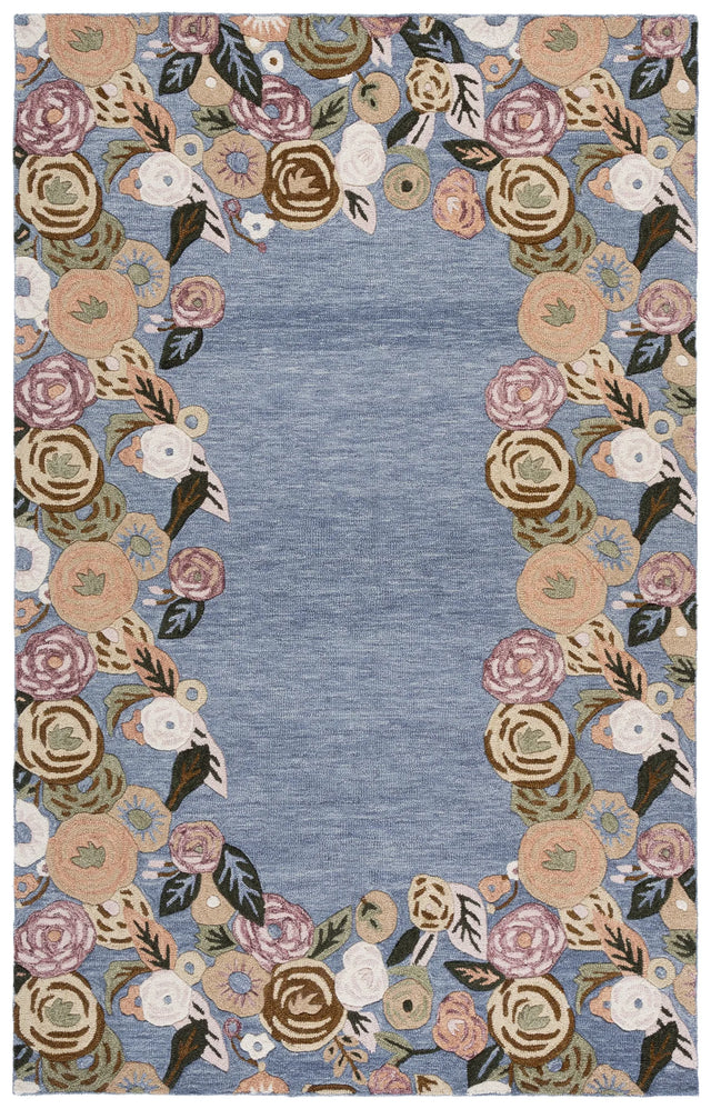 Safavieh Jardin 4'-0" x 6'-0" Rug in Blue / Rust