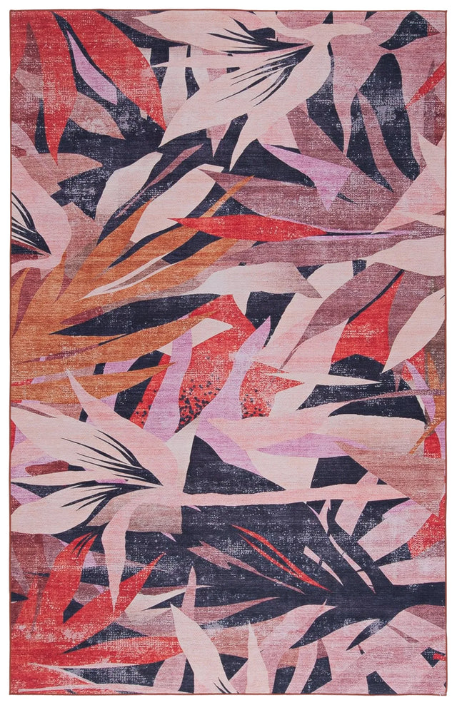 Safavieh Tacoma 4'-0" x 6'-0" Rug in Pink / Rust