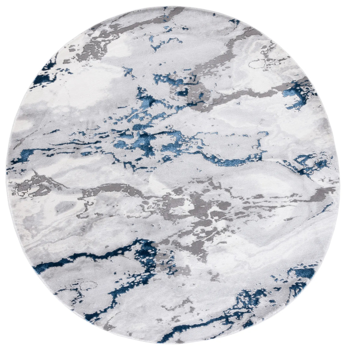 Safavieh Craft 6'-7" x 6'-7" Rug in Grey / Blue