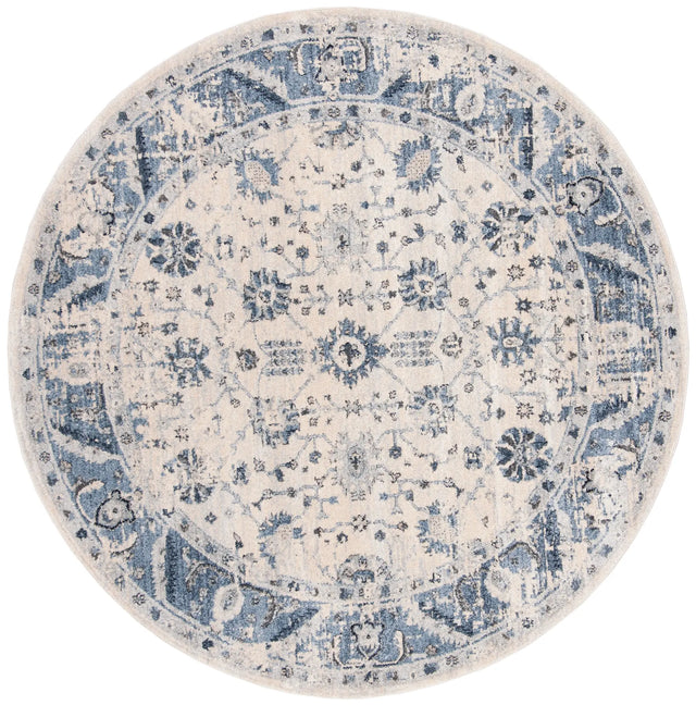 Safavieh Charleston 6'-7" x 6'-7" Rug in Ivory / Blue