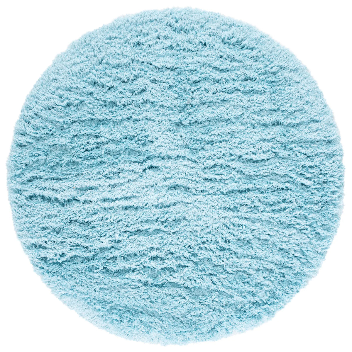 Safavieh Polar Shag 5'-1" x 5'-1" Rug in Light Turquoise