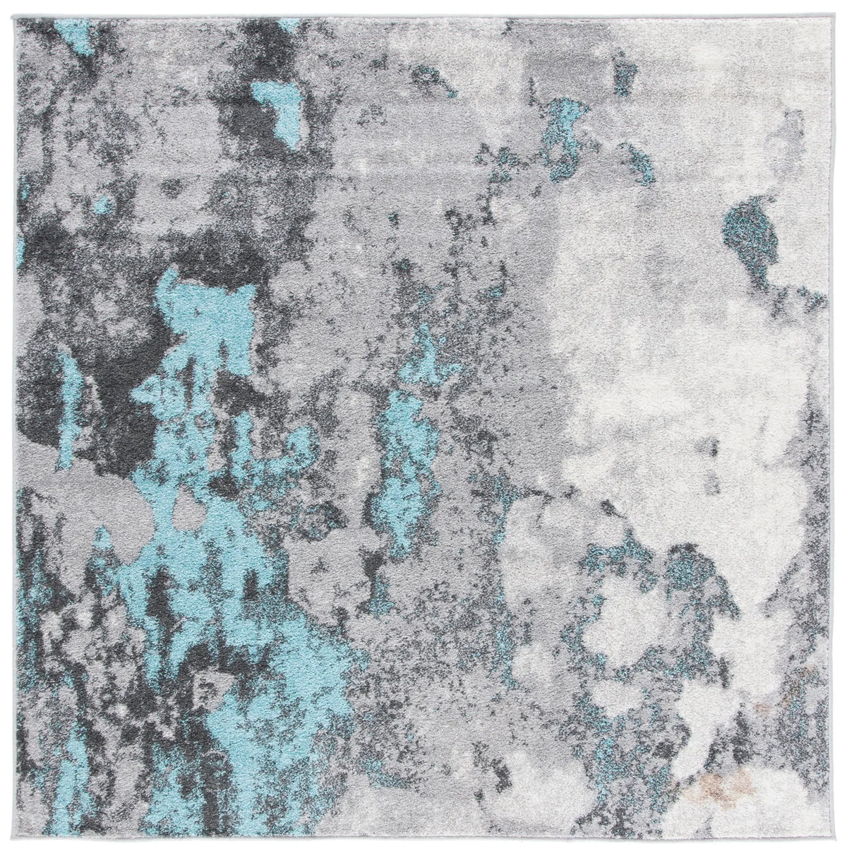 Safavieh Adirondack 6'-0" x 6'-0" Rug in Turquoise / Grey