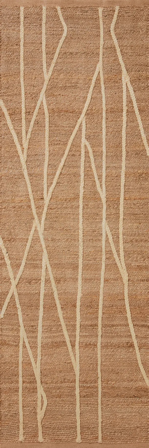 Loloi Bodhi Bod-03 Natural/Ivory Rugs - runner flat