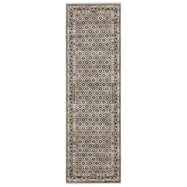 Oriental Weavers Sphinx Chamberlain CH03B Black Rugs - runner