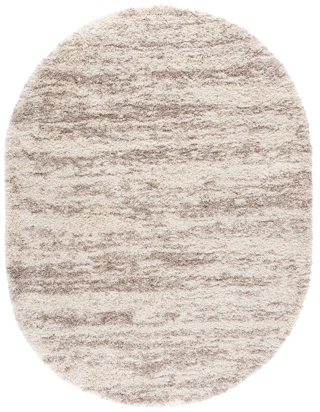 Safavieh Hudson Shag 6'-0" x 8'-0" Rug in Ivory / Beige