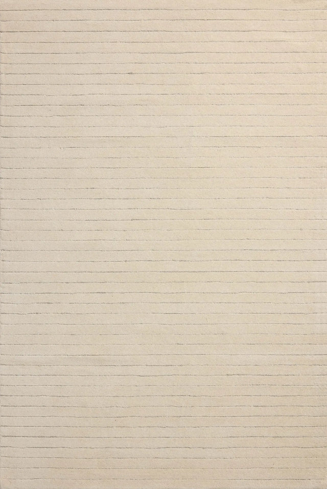 Chris Loves Julia x Loloi Henry HEY-01 Ivory / Dove Rug - main flat