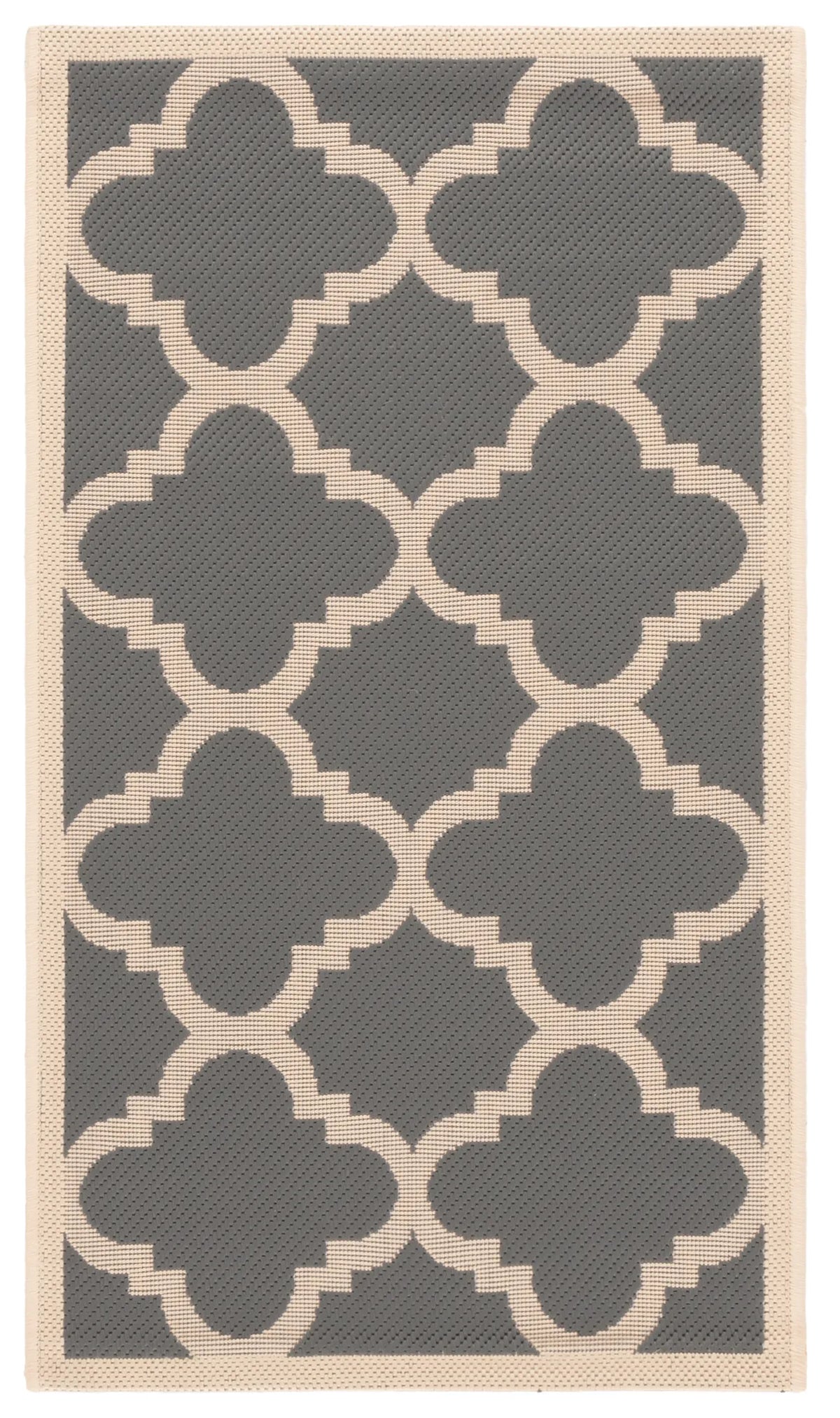Safavieh Courtyard 2'-0" x 3'-7" Rug in Grey / Beige