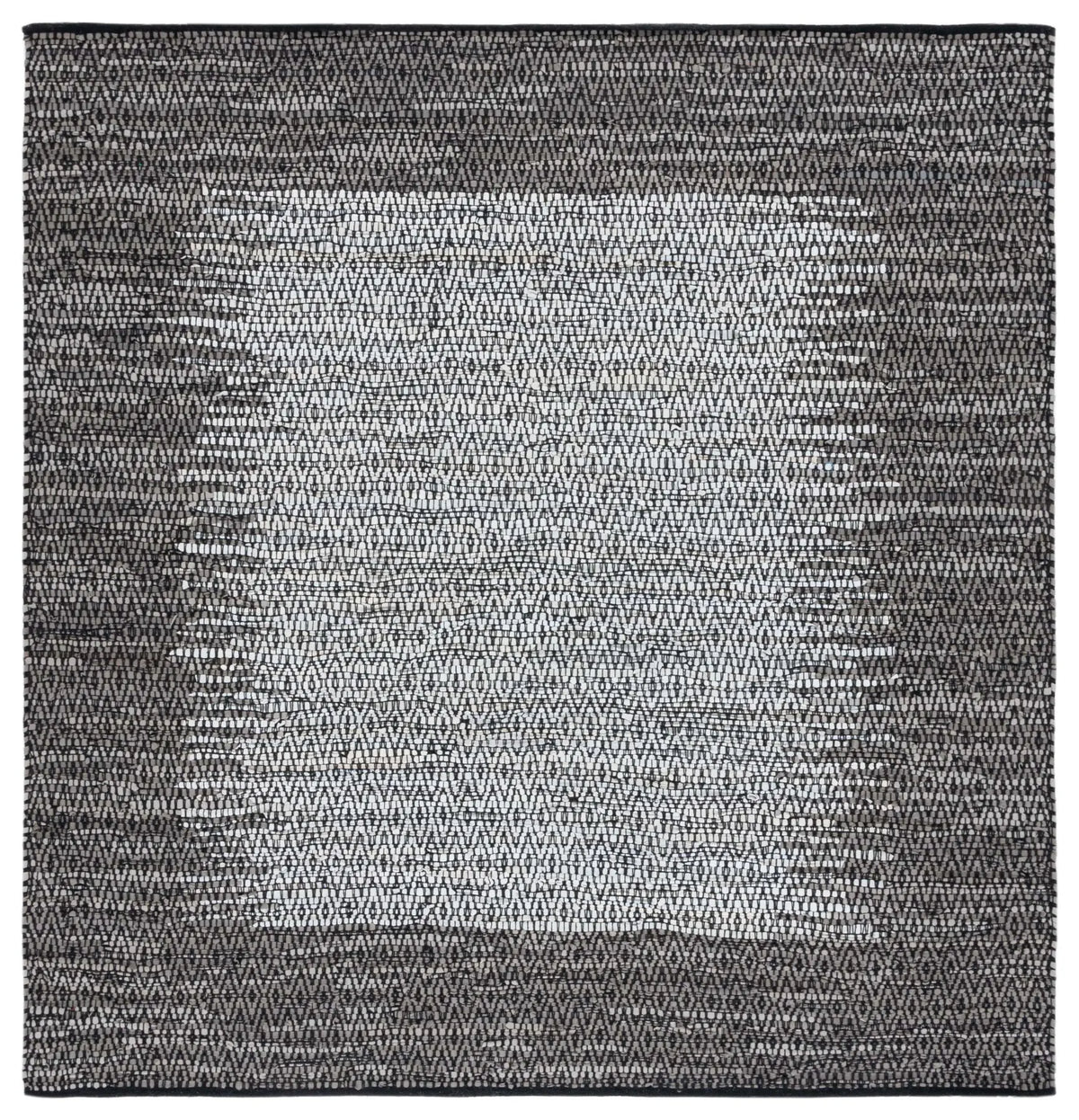 Safavieh Vintage Leather 6'-0" x 6'-0" Rug in Light Grey / Grey
