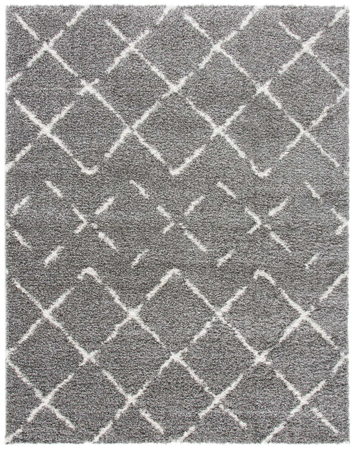 Safavieh Arizona Shag 10'-0" x 14'-0" Rug in Brown / Ivory