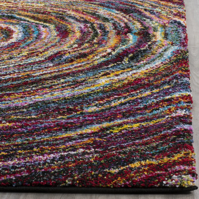 Safavieh Fiesta Shag 4'-0" x 6'-0" Rug in Multi
