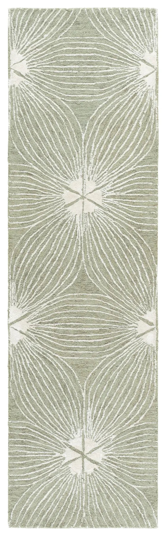 Safavieh Glamour 2'-3" x 8'-0" Rug in Sage / Ivory