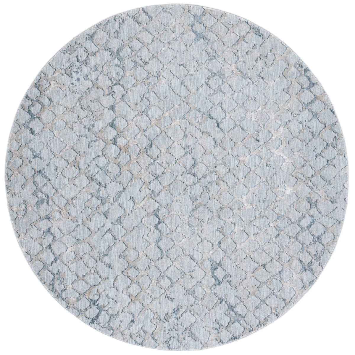 Safavieh Valencia 6'-4" x 6'-4" Rug in Light Blue / Grey
