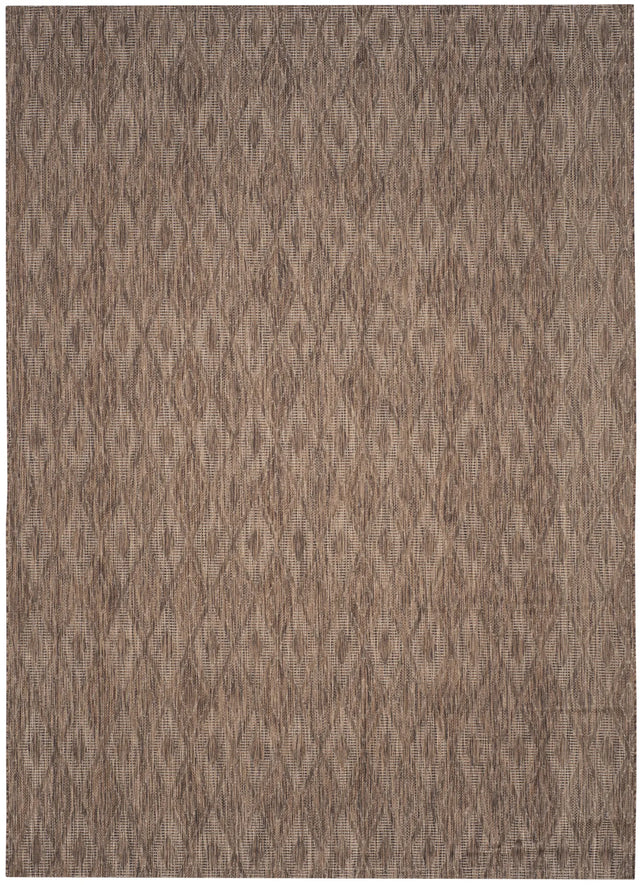Safavieh Courtyard 10'-0" x 14'-0" Rug in Brown / Brown