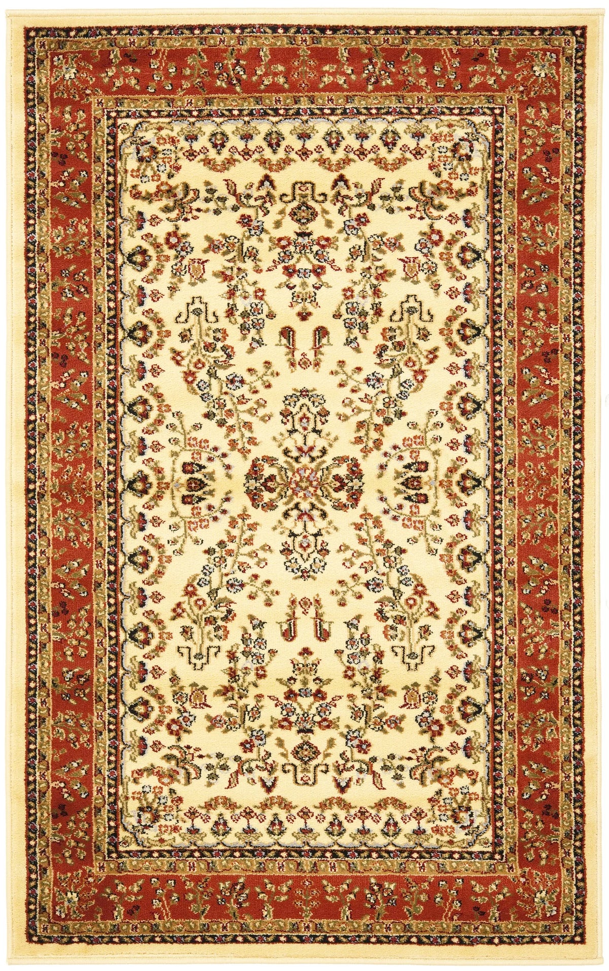Safavieh Lyndhurst 3'-3" x 5'-3" Rug in Ivory / Rust