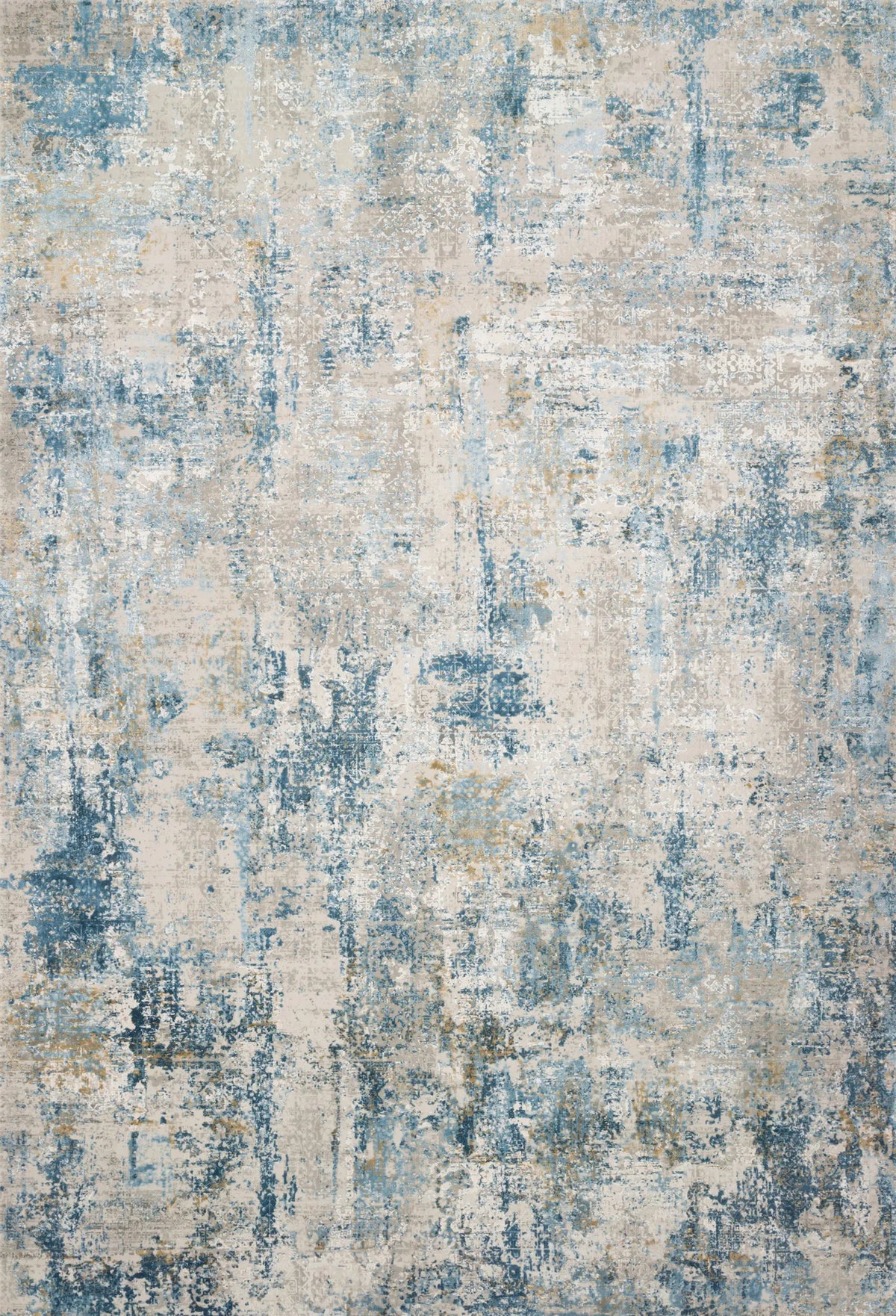 Loloi Sienne Sie-06 Grey / Blue Rugs - main flat