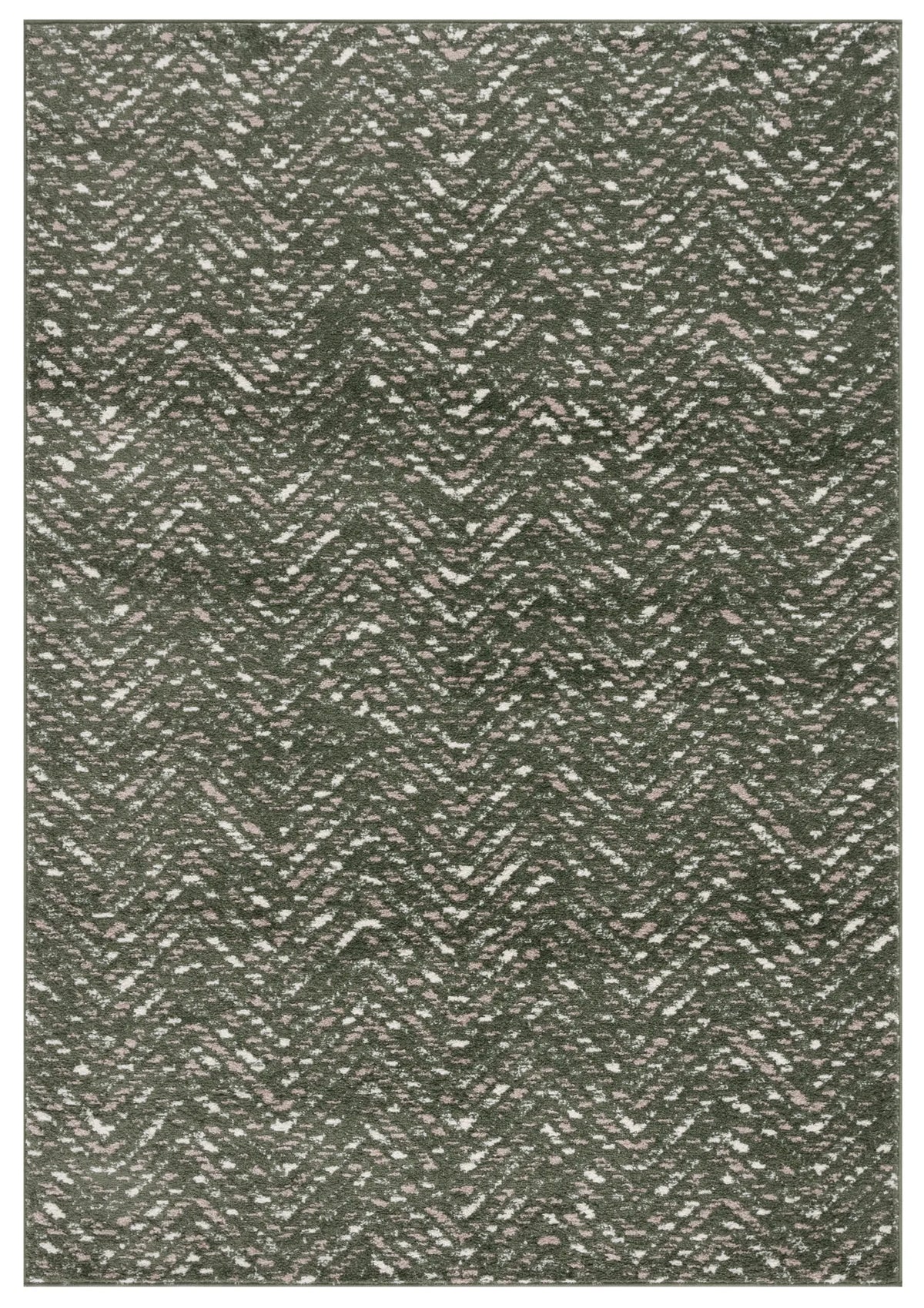 Safavieh Adirondack 4'-0" x 6'-0" Rug in Dark Green / Ivory