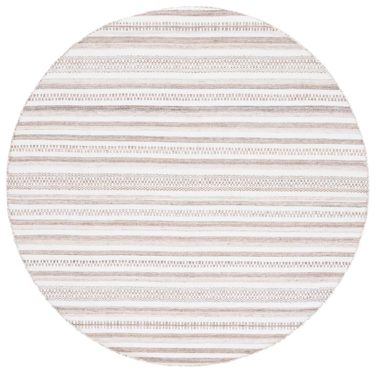 Safavieh Kilim 6'-0" x 6'-0" Rug in Ivory / Light Brown