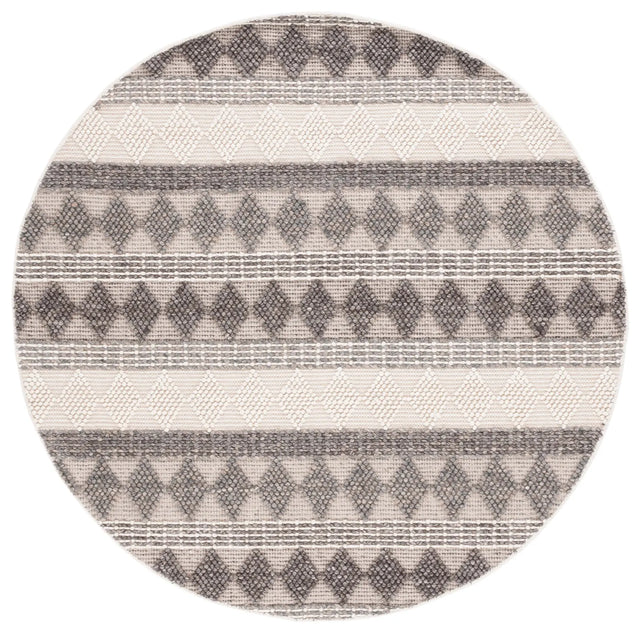 Safavieh Natura 6'-0" x 6'-0" Rug in Ivory / Black