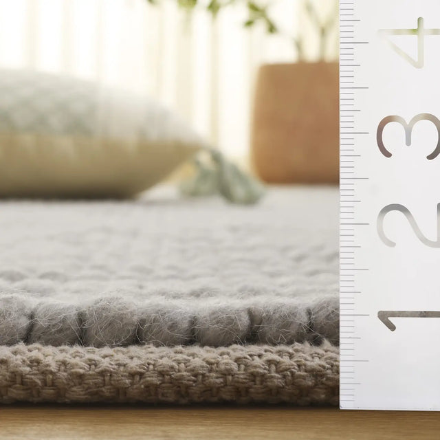 Safavieh Natura 4'-0" x 6'-0" Rug in Light Blue / Ivory