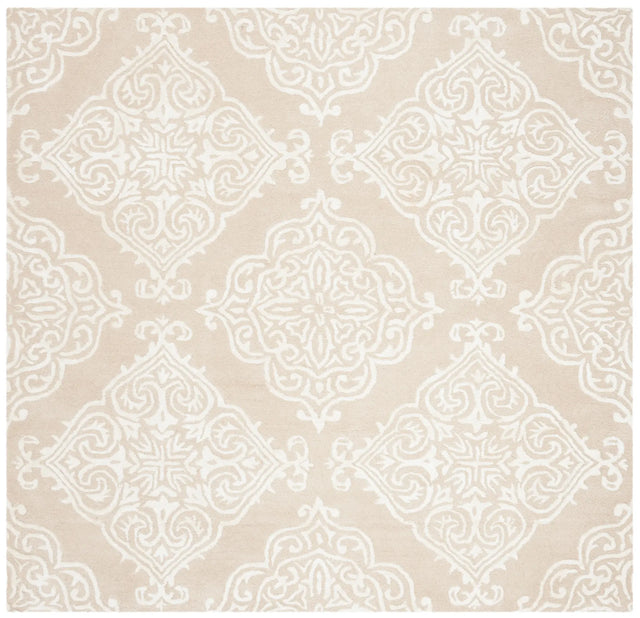 Safavieh Glamour 6'-0" x 6'-0" Rug in Beige / Ivory