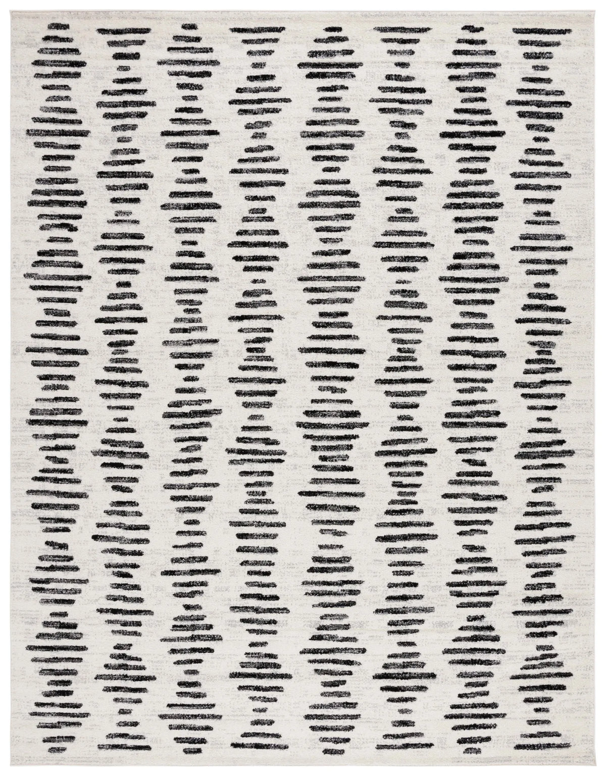 Safavieh Tulum 10'-0" x 14'-0" Rug in Ivory / Black