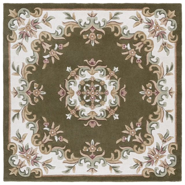 Safavieh Aubusson 6'-0" x 6'-0" Rug in Grey / Ivory