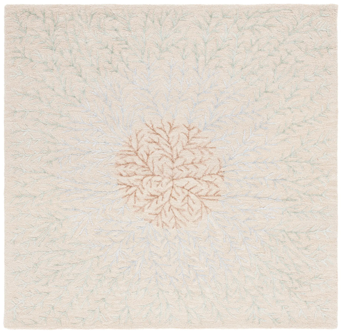 Safavieh Soho 6'-0" x 6'-0" Rug in Beige / Grey