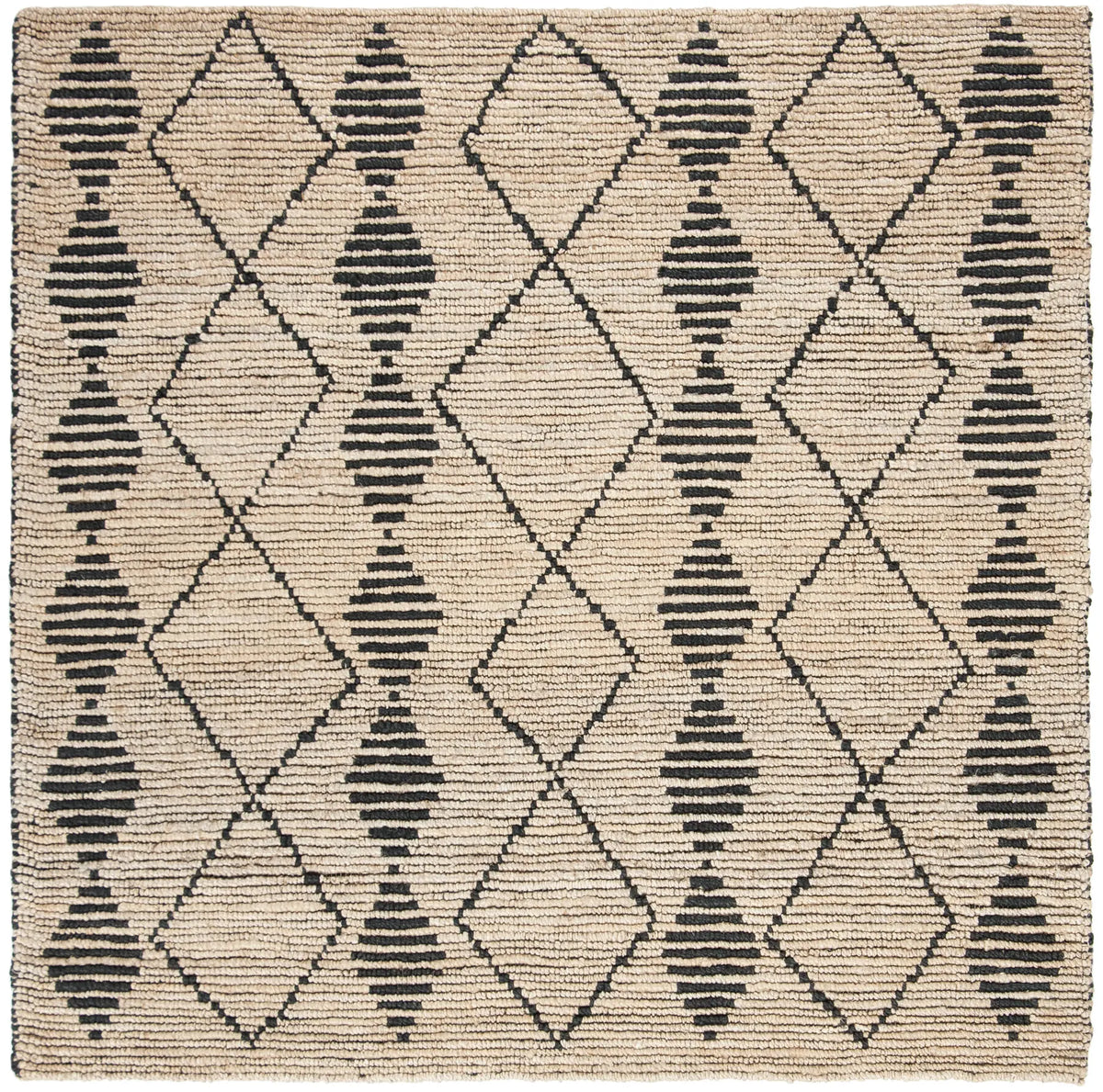 Safavieh Bohemian 6'-0" x 6'-0" Rug in Beige / Black
