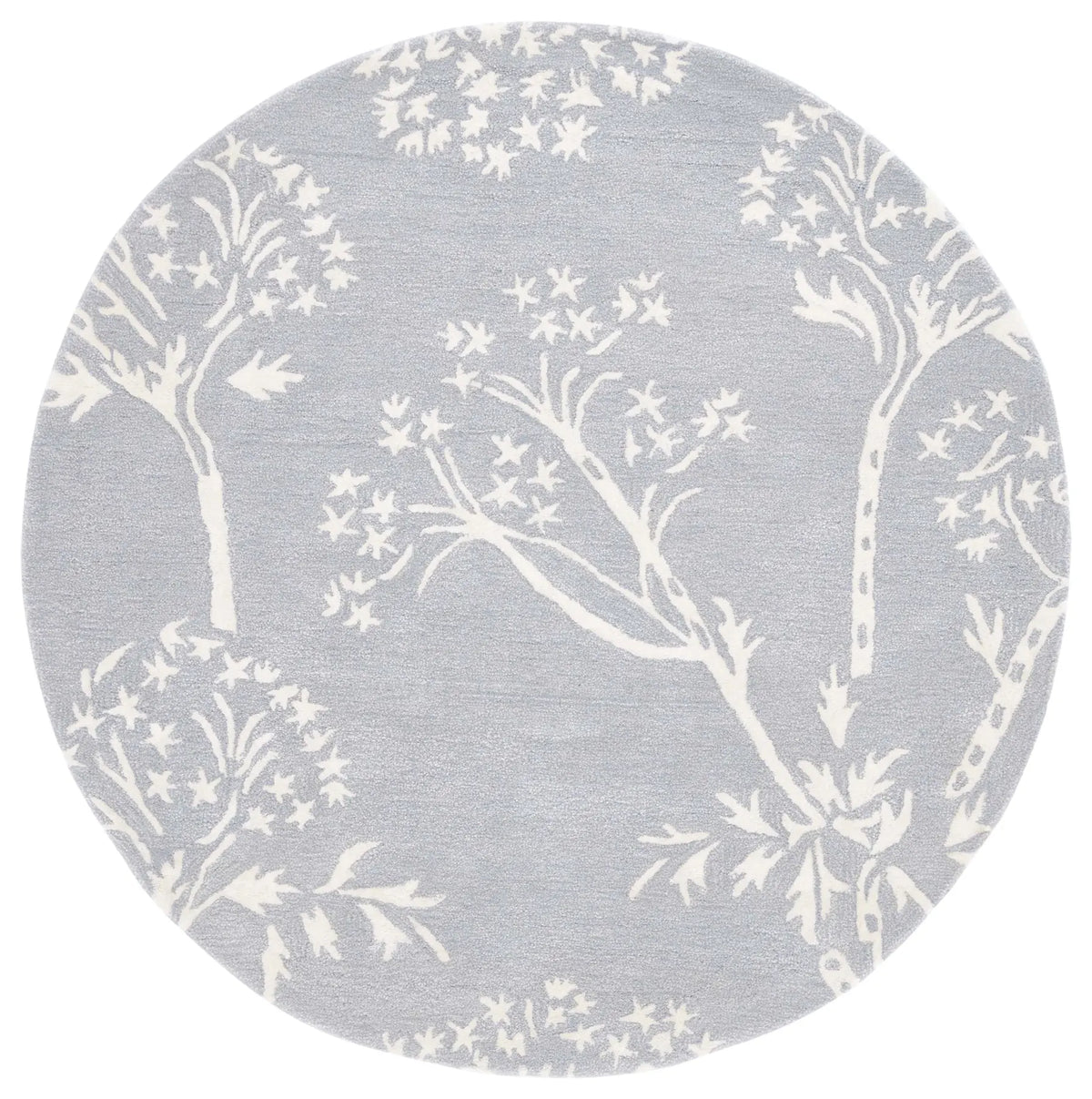 Safavieh Bella 5'-0" x 5'-0" Rug in Light Blue / Ivory