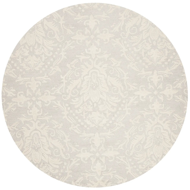Safavieh Blossom 6'-0" x 6'-0" Rug in Light Grey / Ivory