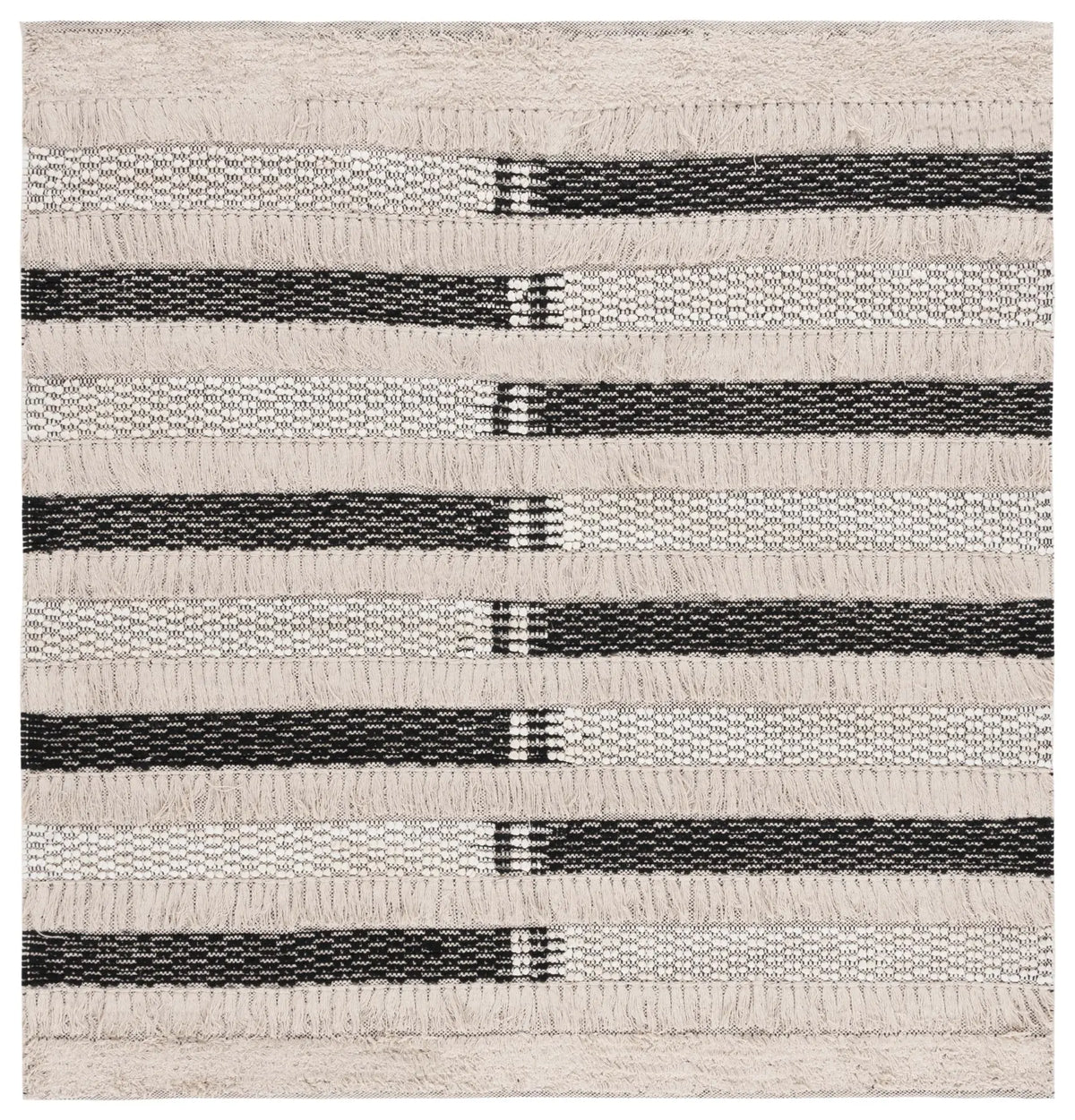 Safavieh Natura 6'-0" x 6'-0" Rug in Ivory / Black