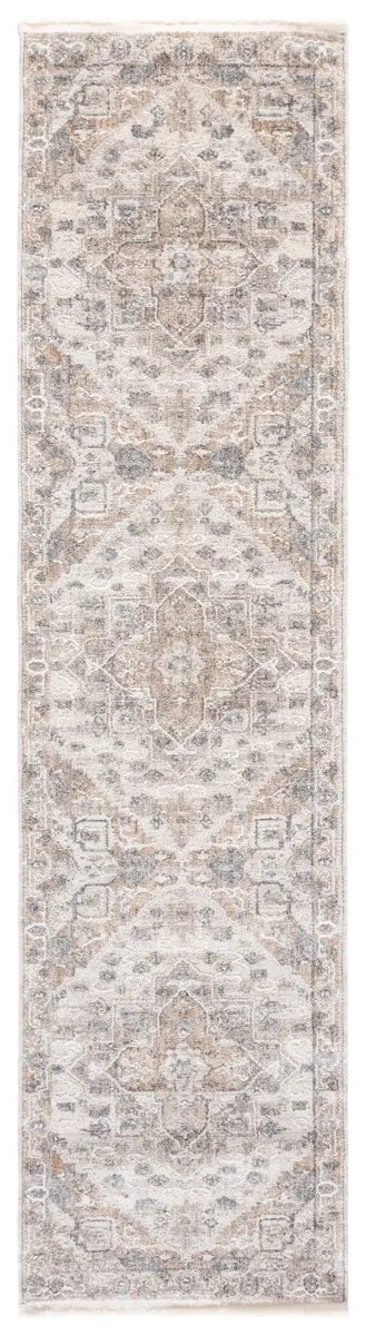 Safavieh Kendal 2'-0" x 8'-0" Rug in Grey / Ivory Beige