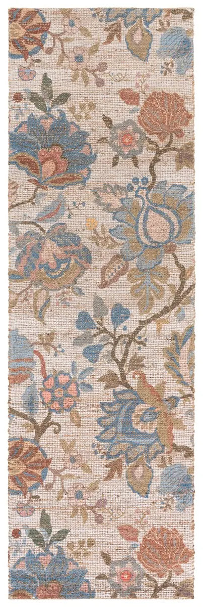 Safavieh Saffron 2'-3" x 8'-0" Rug in Blue / Ivory