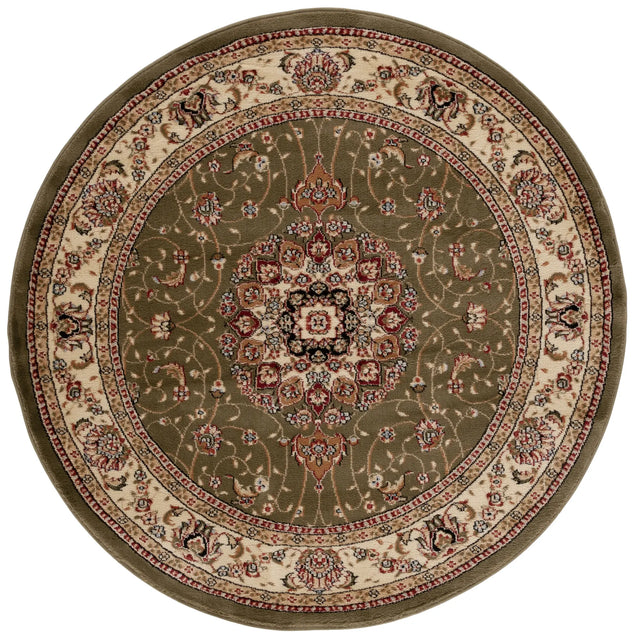 Safavieh Lyndhurst 5'-3" x 5'-3" Rug in Sage / Ivory