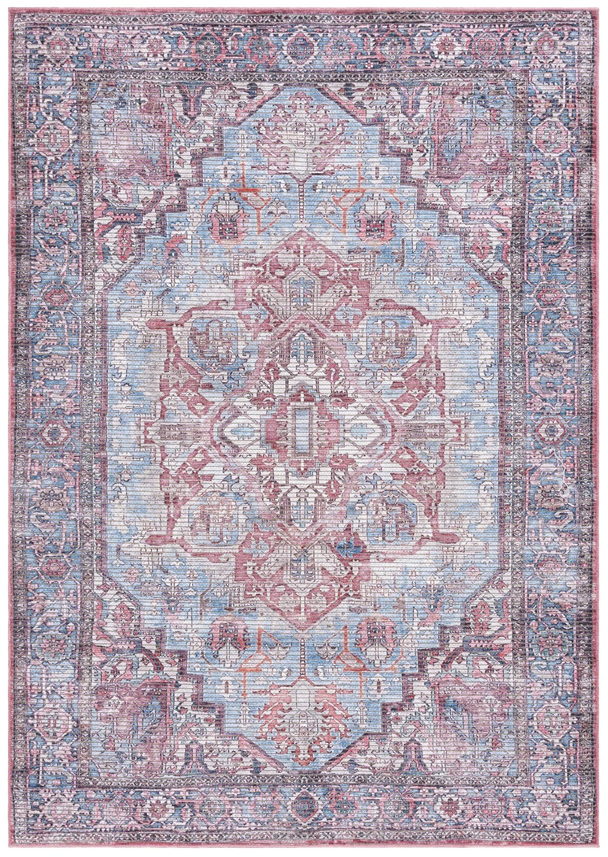 Safavieh Serapi 4'-0" x 6'-0" Rug in Blue / Rust