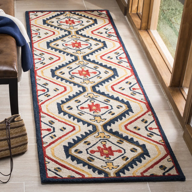 Safavieh Aspen 2'-3" x 7'-0" Rug in Ivory / Multi