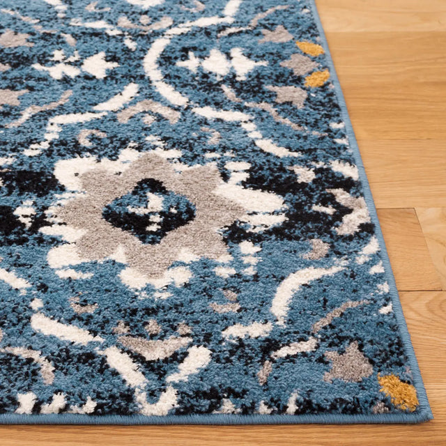 Safavieh Amsterdam 4'-0" x 6'-0" Rug in Blue / Creme